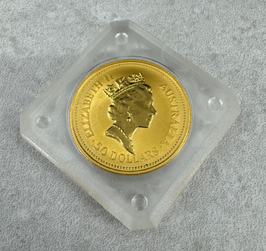 1/2oz .999Au 1990 Australian Kangaroo Nugget