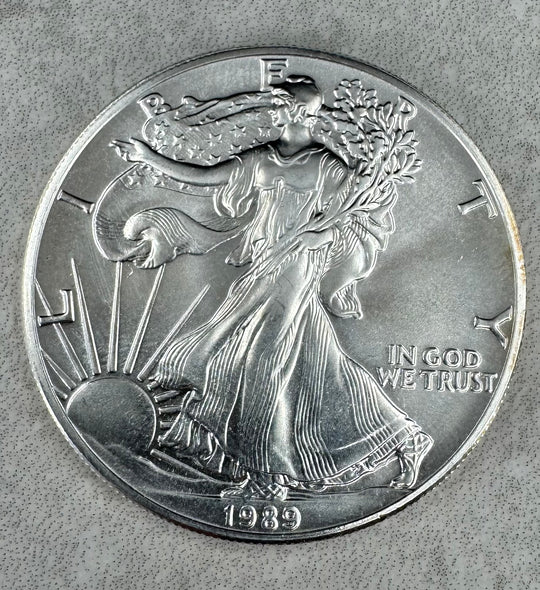 1oz .999Ag 1989 USA Silver Eagle