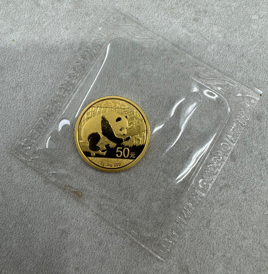 3g .999Au 2016 Kinesisk Panda 50 Yuan