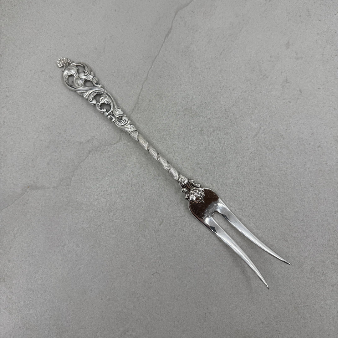Dobbel Rokokko Anretningsgaffel 21,5cm