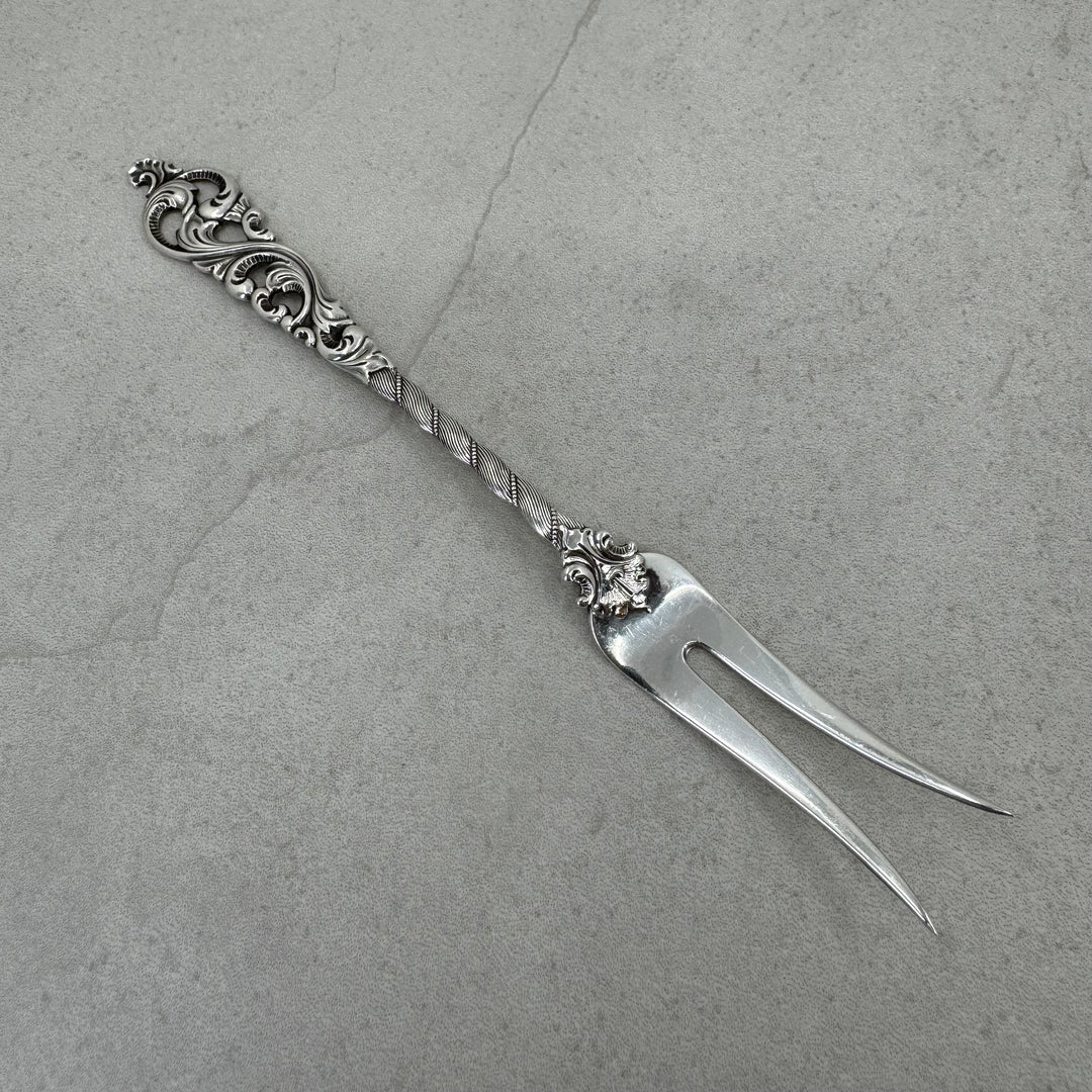 Dobbel Rokokko Koldtgaffel 16,9cm