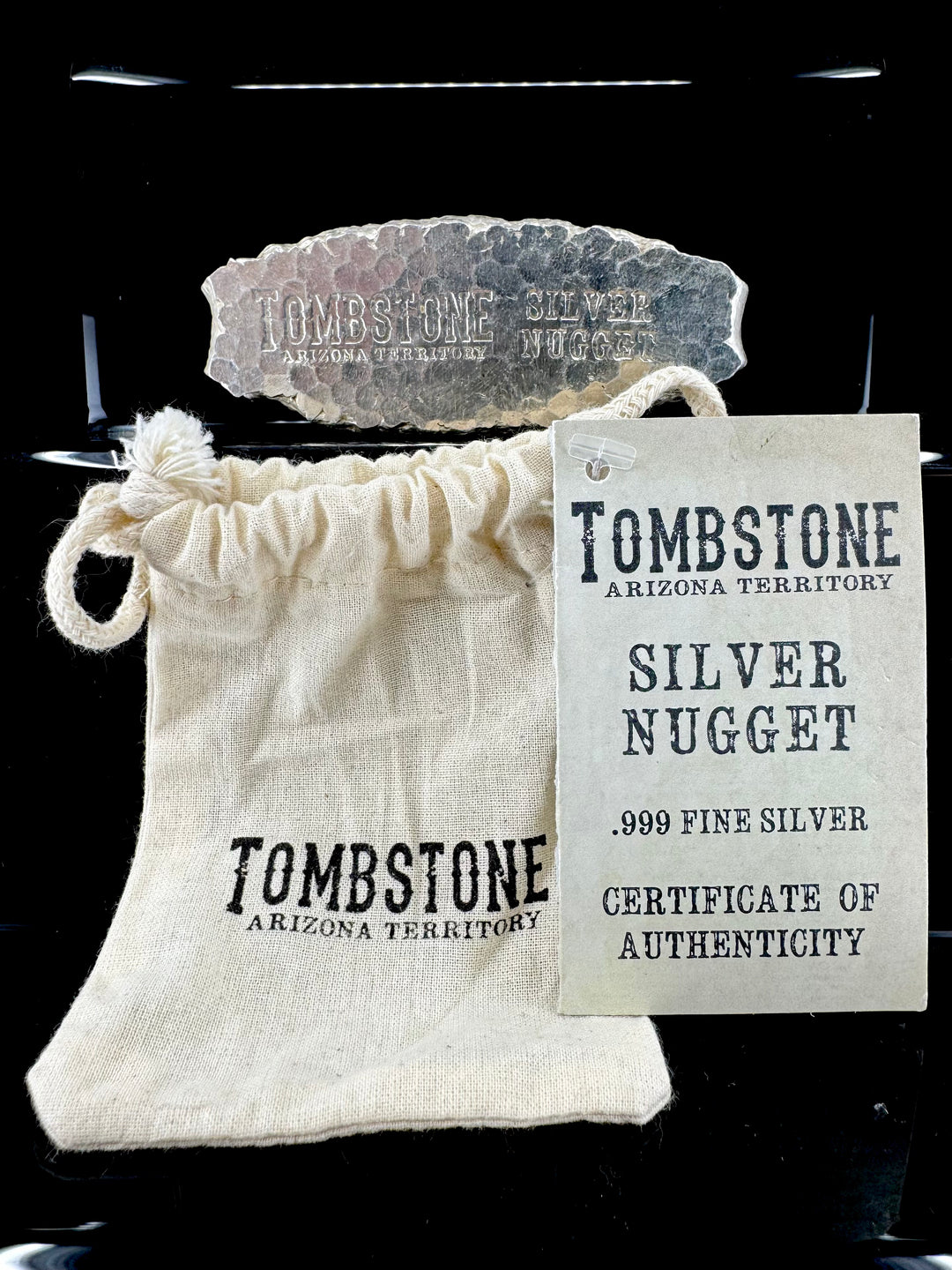 10oz .999Ag Tombstone Silver Nugget