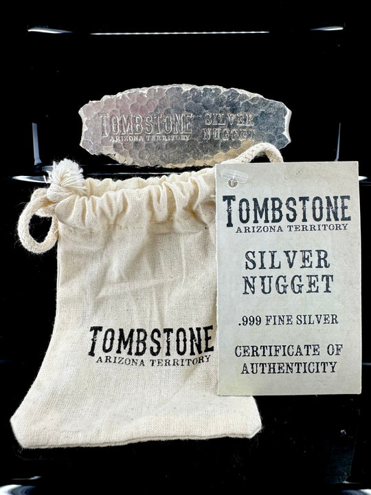 10oz .999Ag Tombstone Silver Nugget