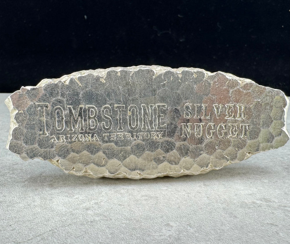10oz .999Ag Tombstone Silver Nugget