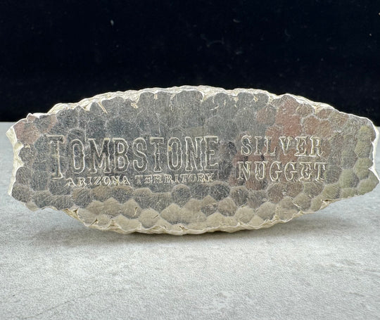 10oz .999Ag Tombstone Silver Nugget
