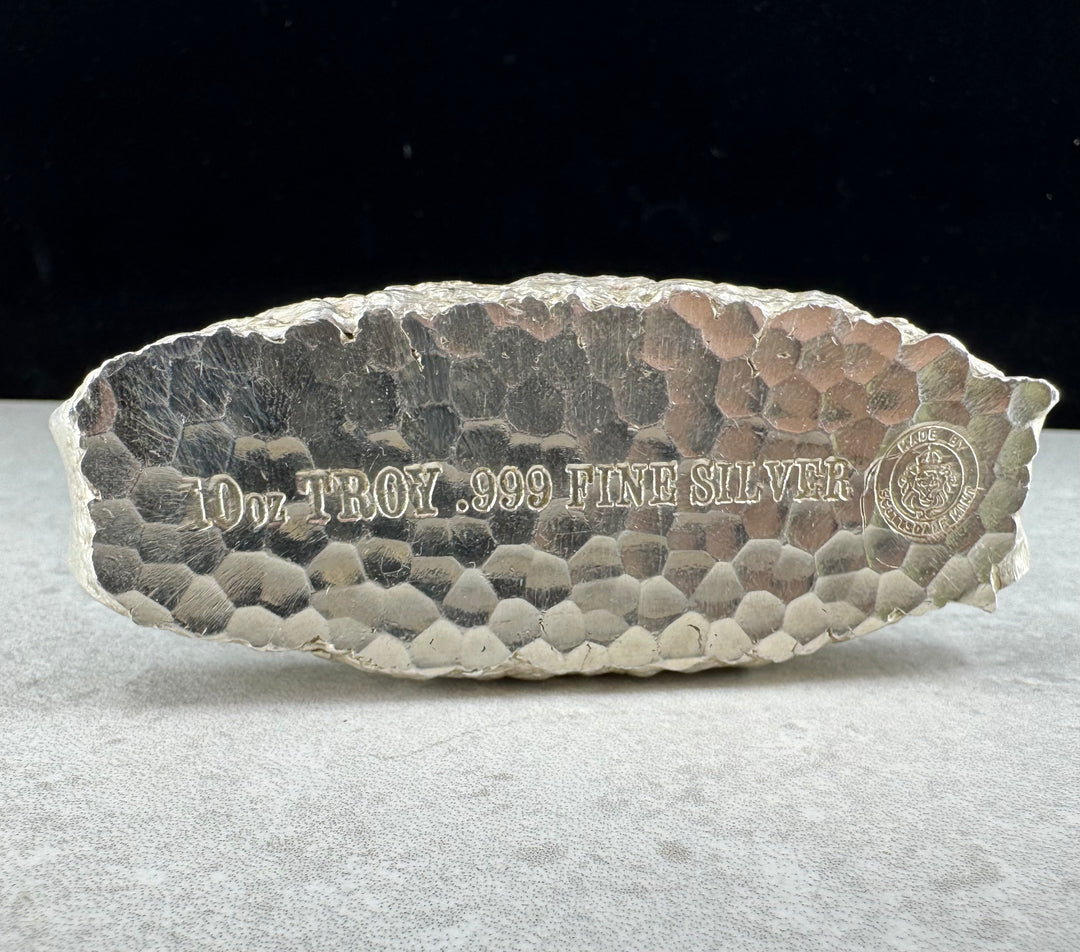 10oz .999Ag Tombstone Silver Nugget