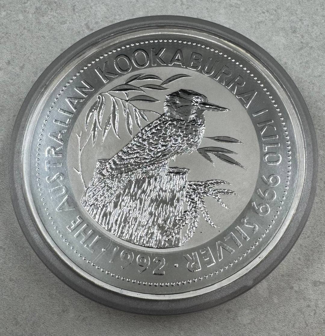 1Kg .999Ag 1992 The Australian Kookaburra 30 Dollars