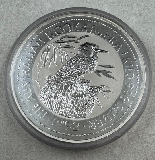 1Kg .999Ag 1992 The Australian Kookaburra 30 Dollars