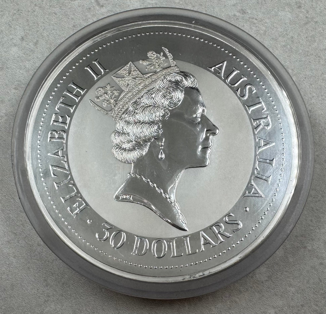 1Kg .999Ag 1992 The Australian Kookaburra 30 Dollars