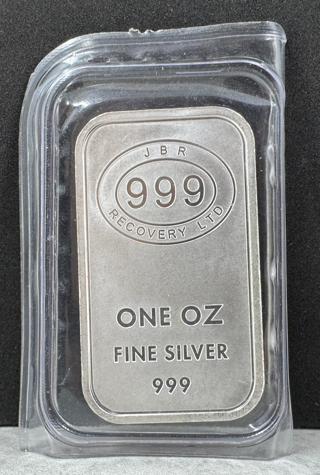 1oz .999Ag JBR Recovery LTD Barre Vakumpakket