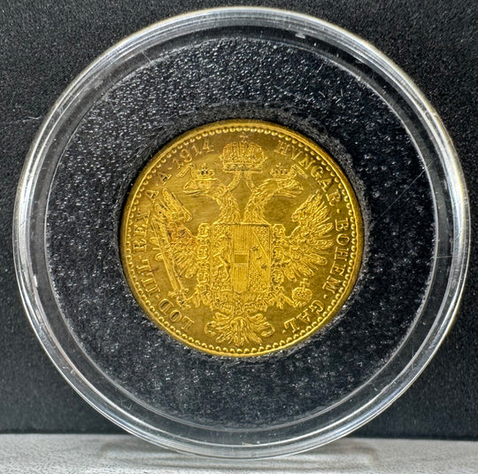 3,44g .999Au 1914 1 Dukat Østerrike-Ungarn