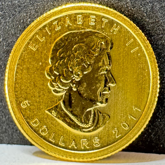 1/10oz .999Au 2011 Canada Maple Leaf