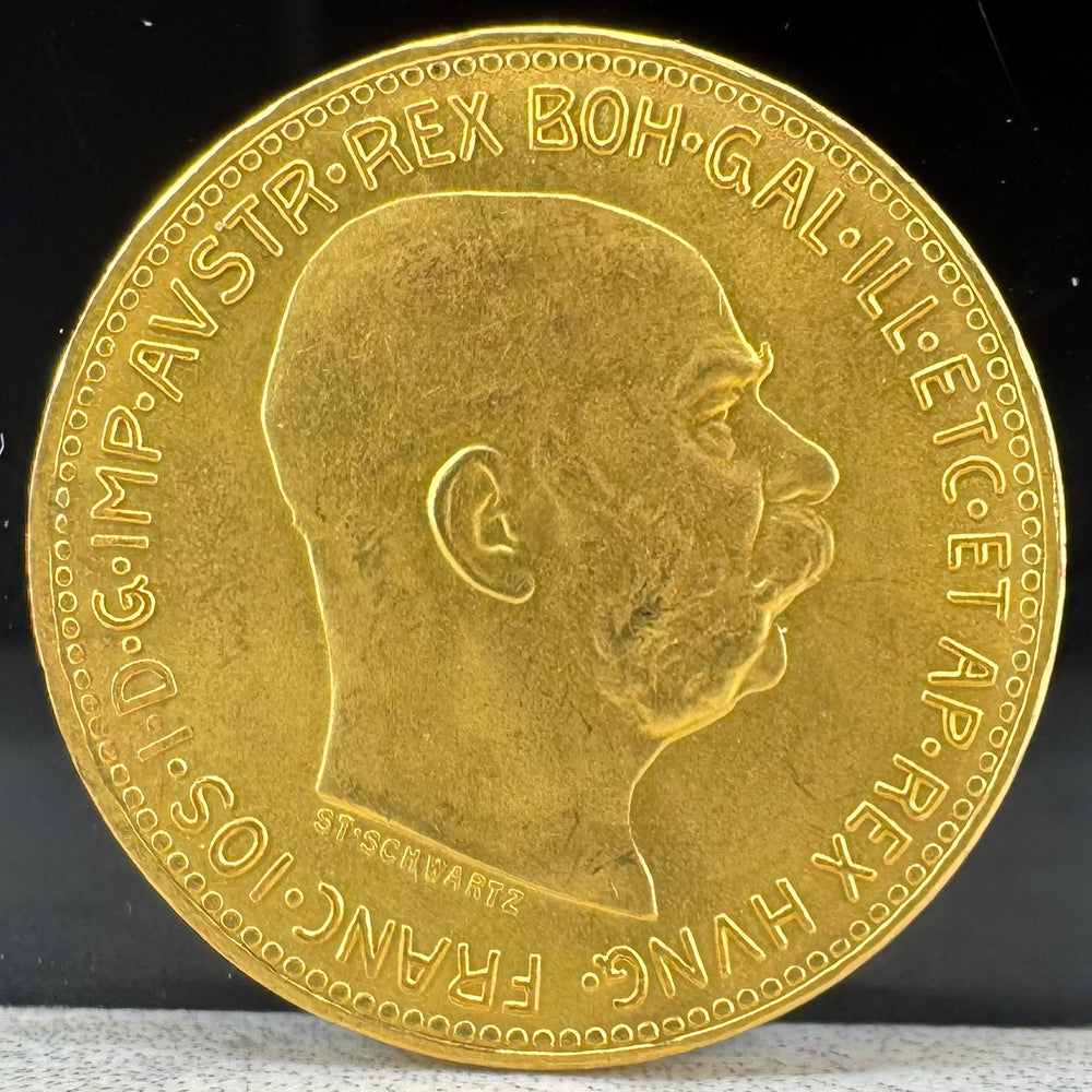 6,1g .999Au 1915 Austria 20 Corona