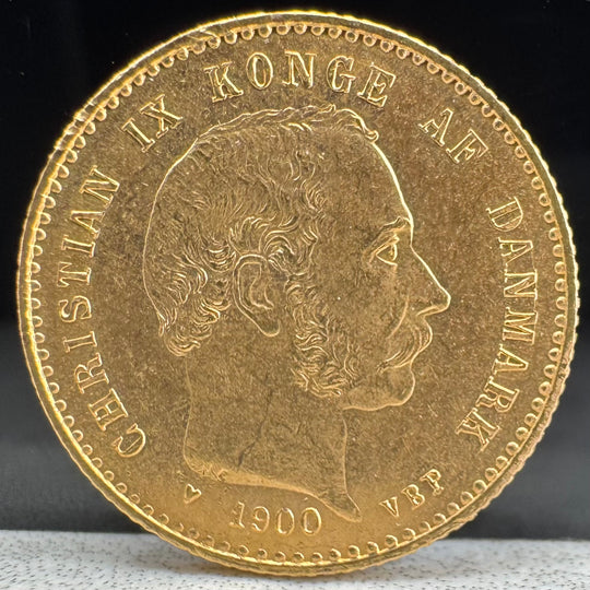 4,03g .999Au 1900 Danmark 10 Kroner