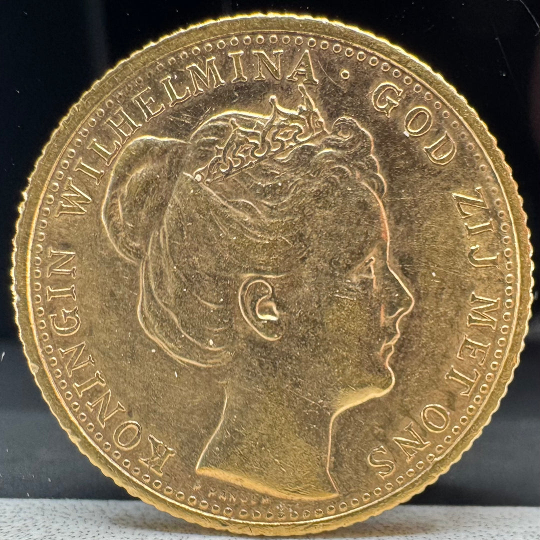 6,06g .999Au Nederlanden 10 Gulden 1898
