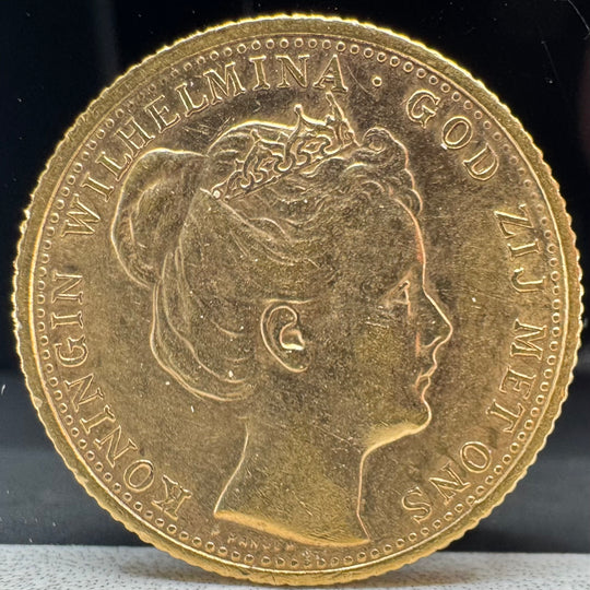 6,06g .999Au Nederlanden 10 Gulden 1898