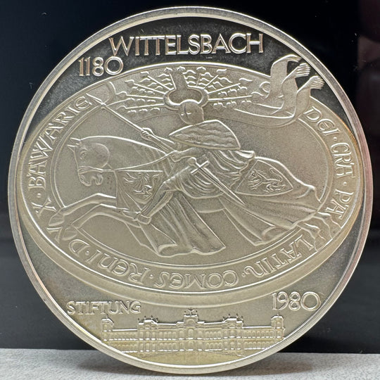 39,77g .999Ag Wittelsbach 1180-1980