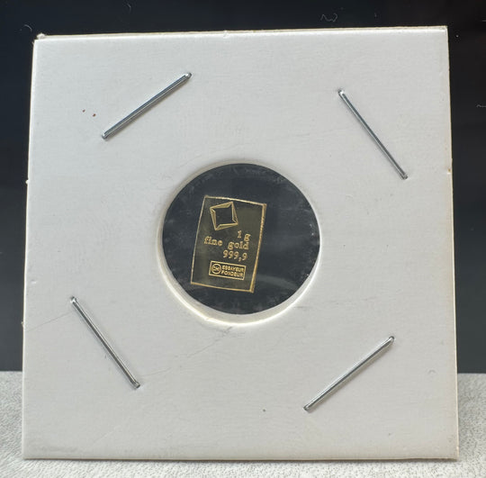 1g .999Au Essayeur Fondeur