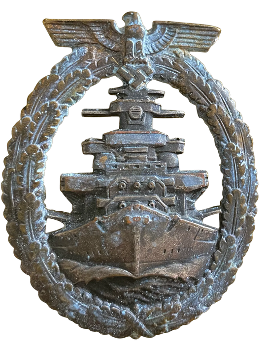 SOLGT! Kriegsmarine High seas fleet badge WW2 by Schwerin, Berlin