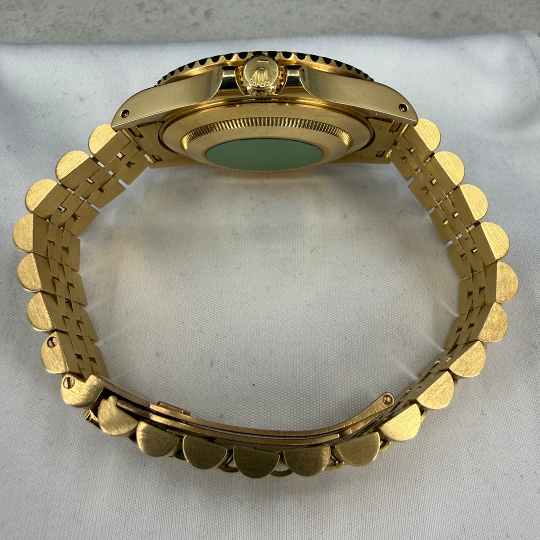 1993 Rolex GMT-MAster II 18K Gull Ref: 16718