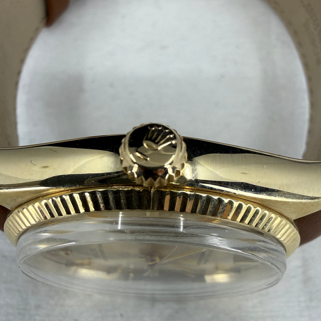 1963 Rolex Oyster Perpetual 34 14K Ref: 1005 Lume Patina