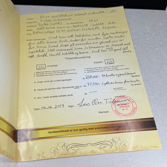 1972 Rolex Submariner «Red Sub» Ref: 1680