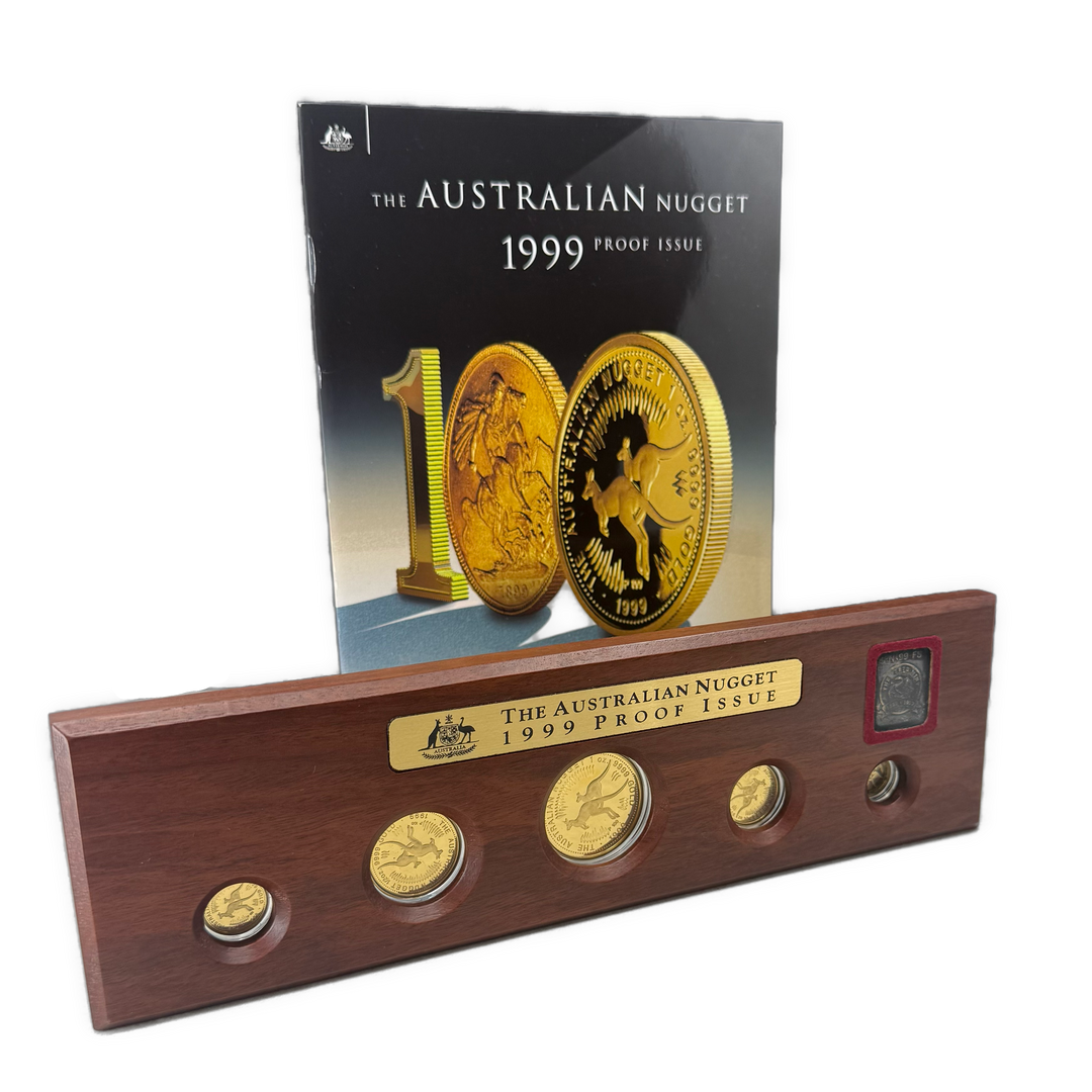 59.10g .999Au 1999 Australian Proof Nugget Gold Coin Series