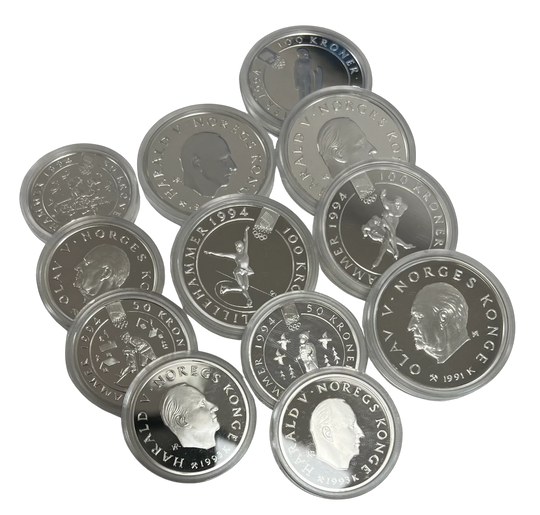 9oz .999Ag (SPOT) OL´94 Lillehammer