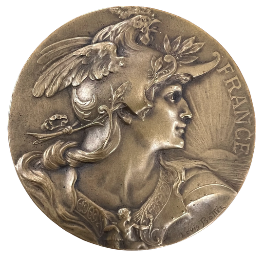 Latham Medaljen Frankrike 1928 Amundsen i original eske