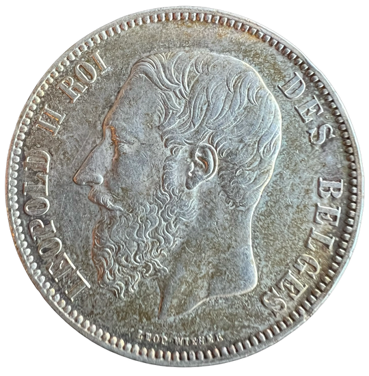 SOLGT! 5 F 1873 Belgium (Protege)