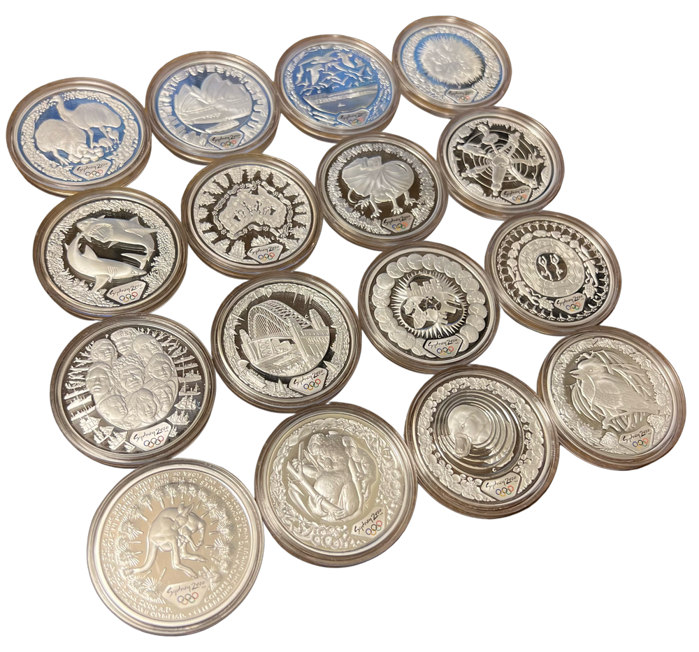 16oz .999Ag (SPOT+2%) 2000 Sydney Olympics Australia