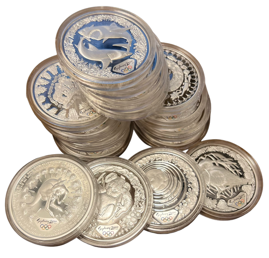 16oz .999Ag (SPOT+2%) 2000 Sydney Olympics Australia