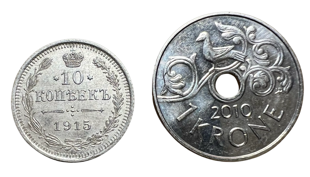 10 Kopecks Nikolai II 1915 Russian Empire Kv.01