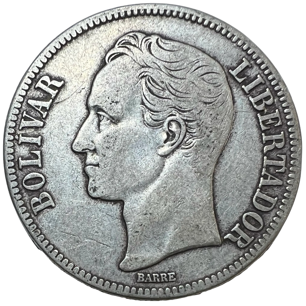 5 Bolivares 1936 Venezuela