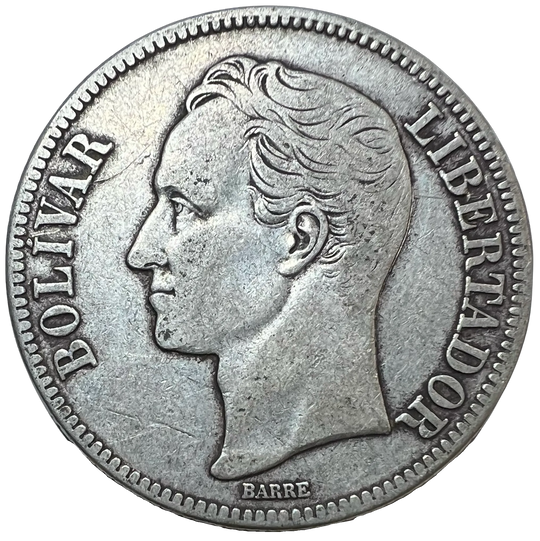 5 Bolivares 1936 Venezuela