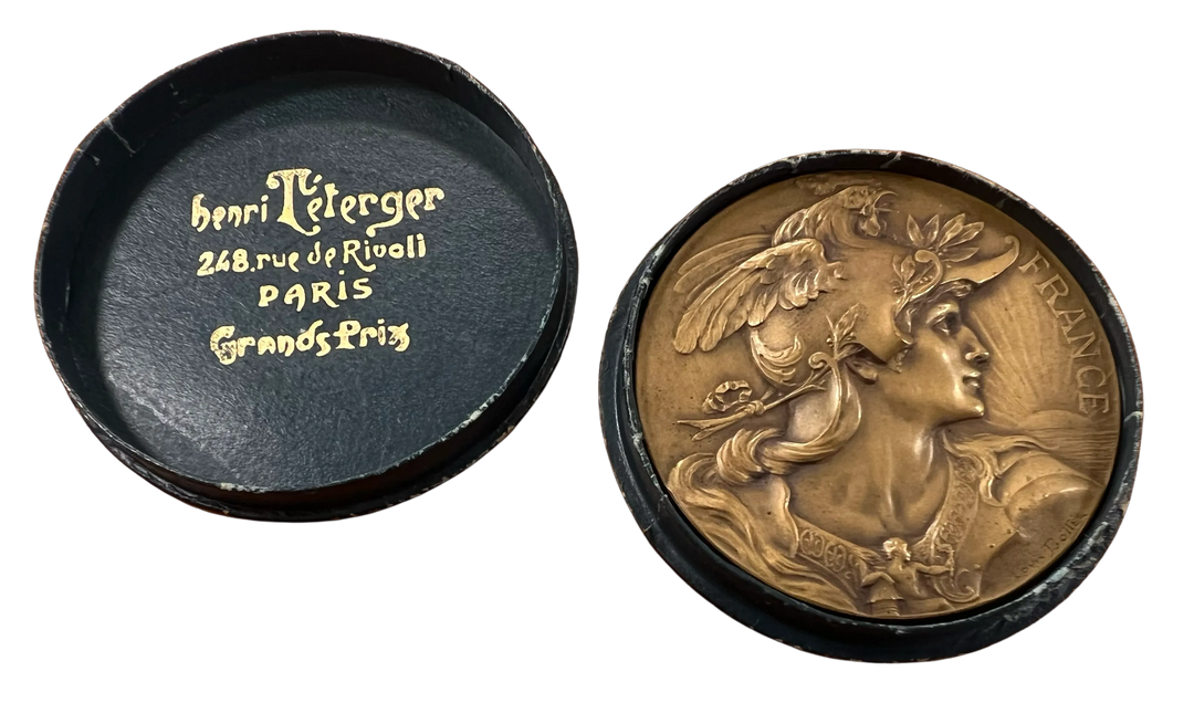 Latham Medaljen Frankrike 1928 Amundsen i original eske