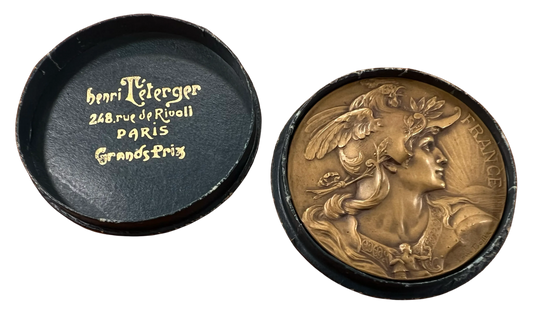 Latham Medaljen Frankrike 1928 Amundsen i original eske