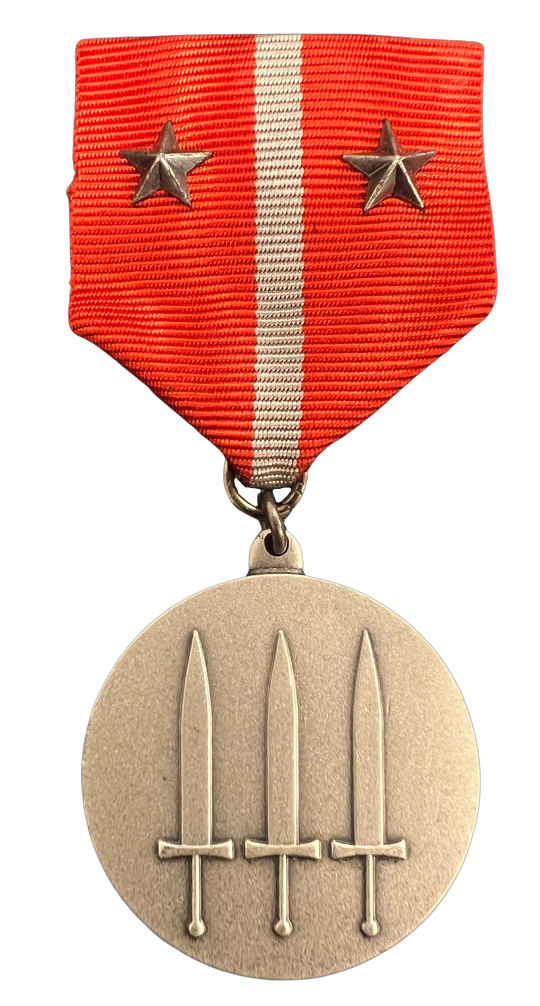 Forsvarsmedaljen m/2 stjerner