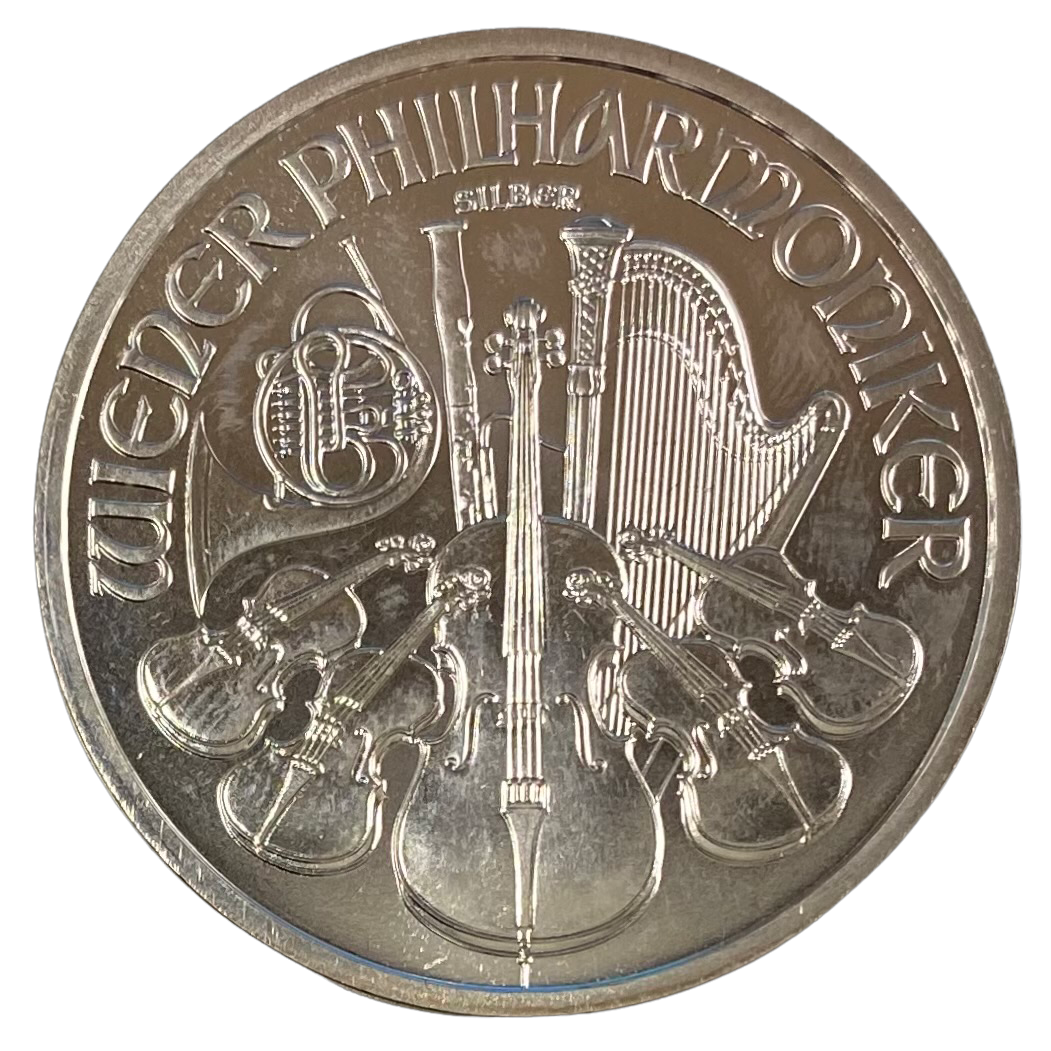 1 oz .999 Silver Wiener Philharmoniker Diverse årstall