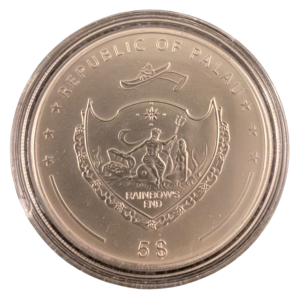 25g .925 Silver $5 2009 Palau Scent of Paradise (SPOT)