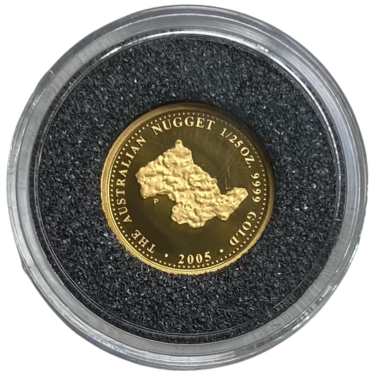 1/25oz .999 Gold 2005 Australian Nugget