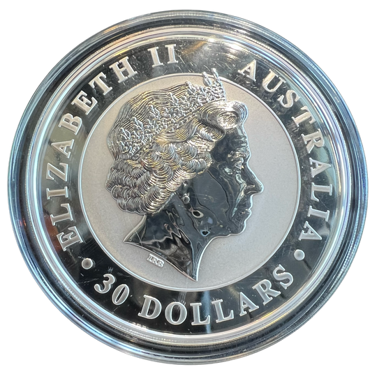 1kg .999Ag Australian Kookaburra 2014