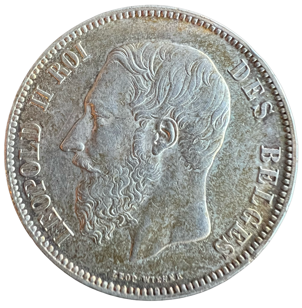 SOLGT! 5 F 1873 Belgium (Protege)
