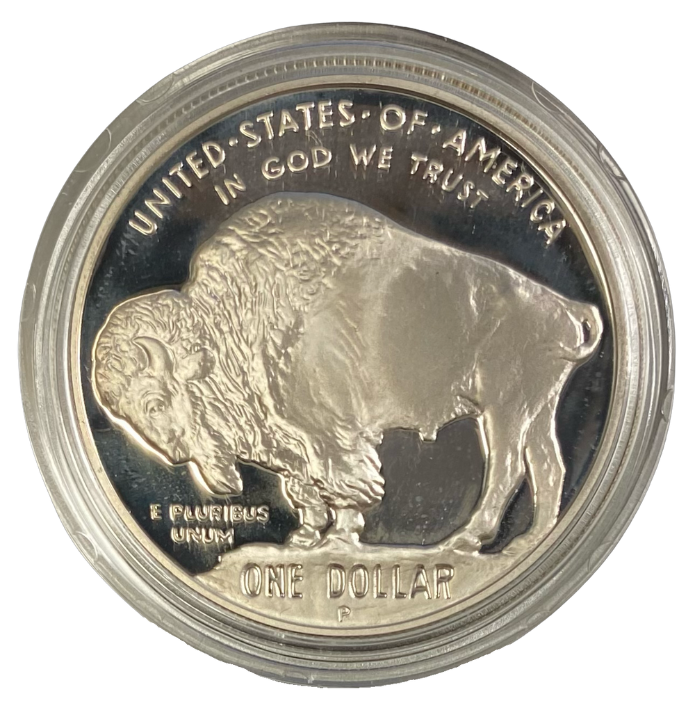 26.73g .900 Silver  $1 Buffalo 2001 P