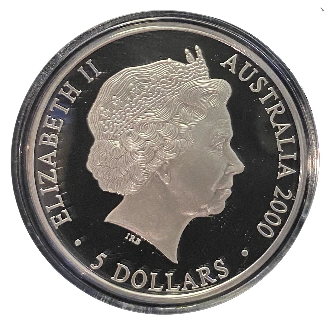 1 oz .999Ag (SPOT+5%) $5 Sydney 2000 Olympics