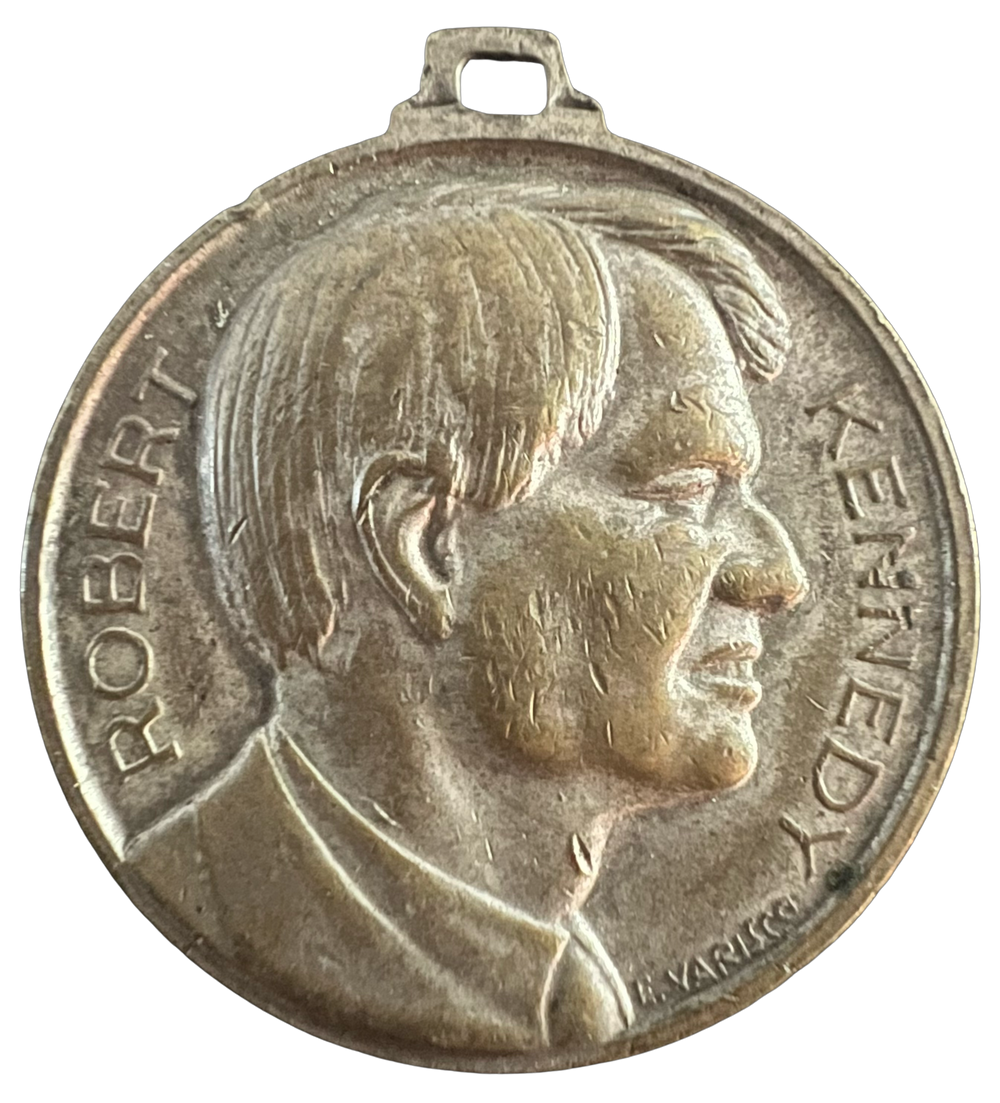 JFK & RFK High relief medal