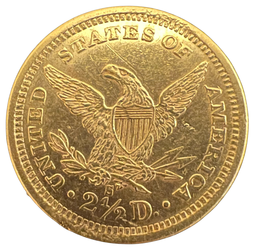 4.18g .900Au 1878 $2.5 Quarter Eagle