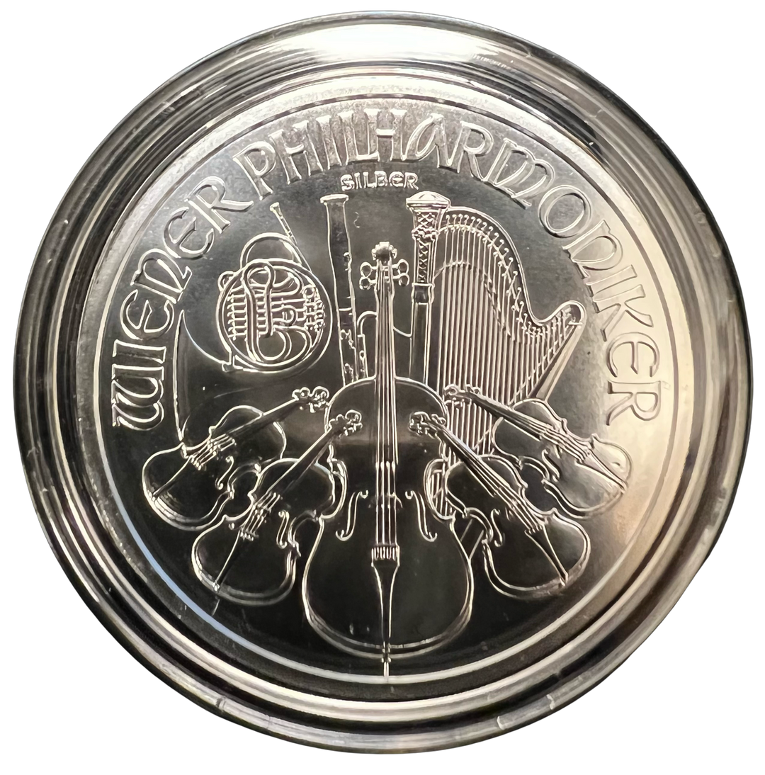 1 oz .999 Philharmoniker 2021 i kapsel