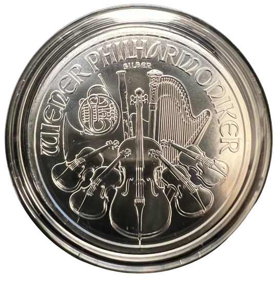 1 oz .999 Philharmoniker 2021 i kapsel