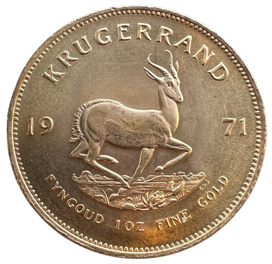 1oz .999Au Krugerrand 1971
